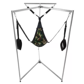 Kit Sling – stylische Strumpfhose mit grauem Camouflage