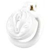 Sissy Kiss – prémium fehér szexi zár cage 3.5 x 3.8cm