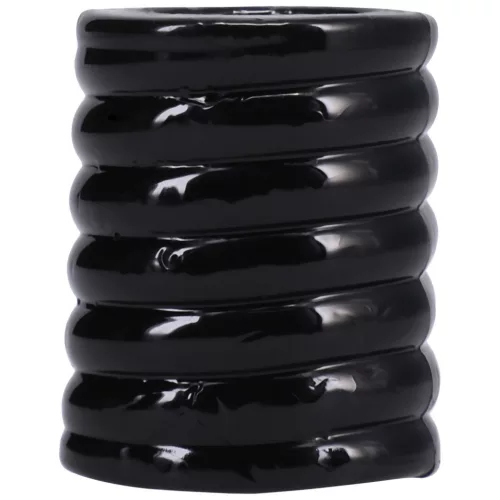 Cockring The Cage – Prémium fekete péniszgyűrű 25 mm