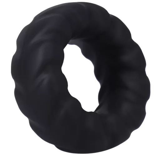 Fat Tire – prémium fekete péniszgyűrű 25 mm