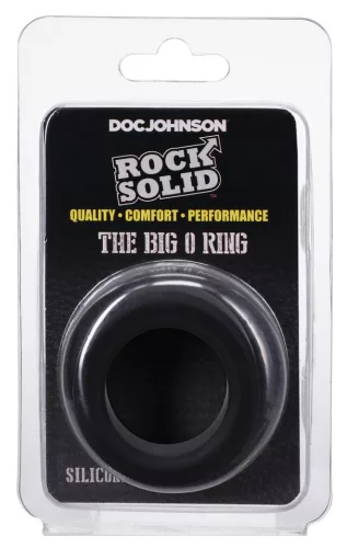 The Big O – prémium 32 mm fekete péniszgyűrű