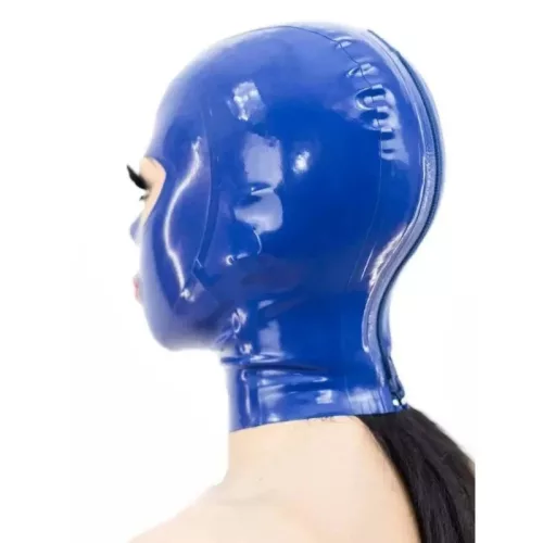 Blue Texie – latex fejvédő maszk