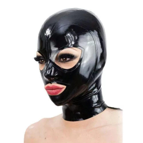 Black Texie – latex arcmaszk a rejtélyességért