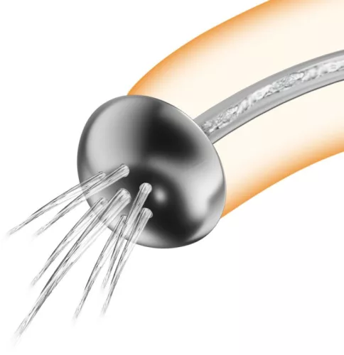 Jet Shower - vízálló anális dugó 20,5 cm, 7 mm átmérőjű