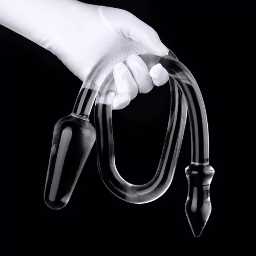 Plug Long Snass – átlátszó prémium hosszú dugó 43 cm
