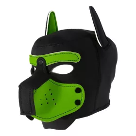 Enjoy Puppy Hood – fekete-zöld pupillás maszk