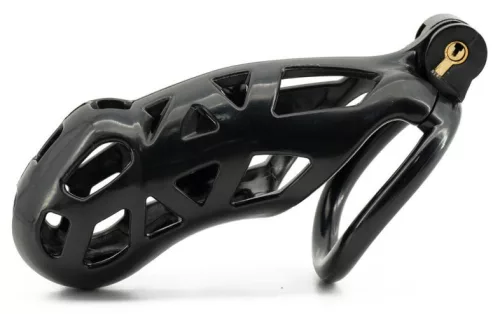 Black Robat Cage 3XL – prémium, férfi maszturbátor 12 cm x 3.7 cm
