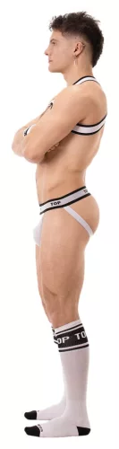 Fehér Jockstrap – stílusos hám, érzéki kényelem