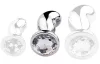 Bijou Bean Silver – prémium anális dugó, 7 x 3 cm