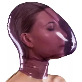   Cagoule Fetish – érzéki légáteresztő maszk violettekben