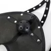 Schwarze Gagown-Maske – sinnliches Accessoire für Erwachsene