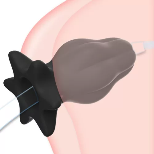 Black Starass Tunnel Plug L – prémium anális kiegészítő 10 x 6 cm