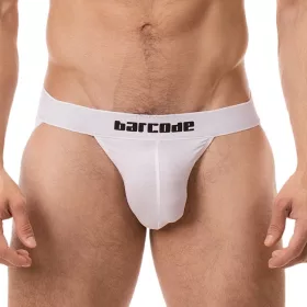 Jockstrap Basic Ares - prémium fehér férfi alsónemű