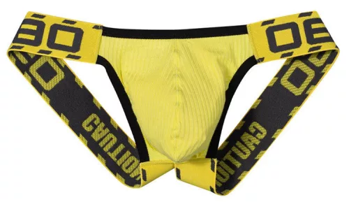 Jockstrap 0850 – prémium sárga férfi alsónemű