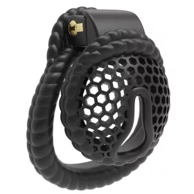   Bascock Péniszketrec Integrált zárral 3,5 x 3,2 cm ABS fekete