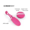 Marc Dorcel Vibrációs tojás G-pont stimuláló, 10 mód, hangvezérlés 12,5 cm magenta