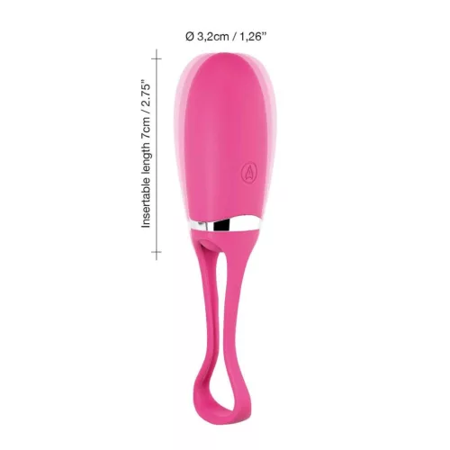 Marc Dorcel Vibrációs tojás G-pont stimuláló, 10 mód, hangvezérlés 12,5 cm magenta