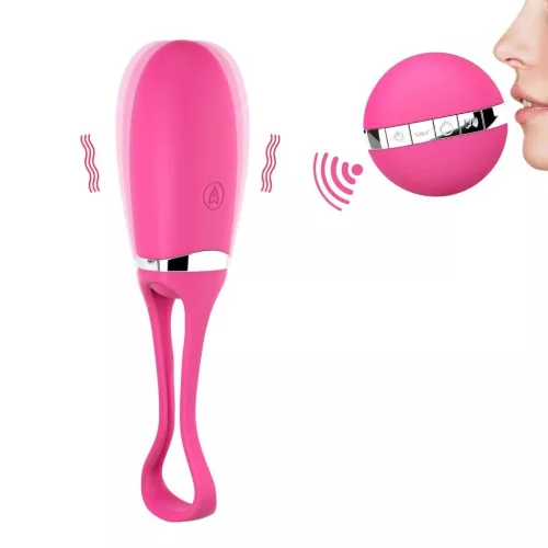 Marc Dorcel Vibrációs tojás G-pont stimuláló, 10 mód, hangvezérlés 12,5 cm magenta
