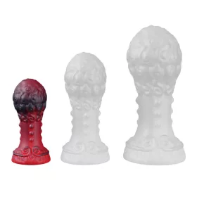 Faberegg Anál plug Texturált szilikon 11 cm fekete