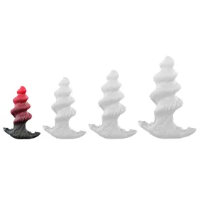 Hadek Anál plug Spirál alakú 10 cm piros