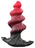 Hadek Anál plug Spirál formájú 12 cm piros