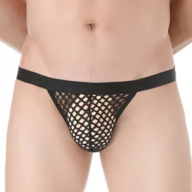 Crossnet jockstrap fekete
