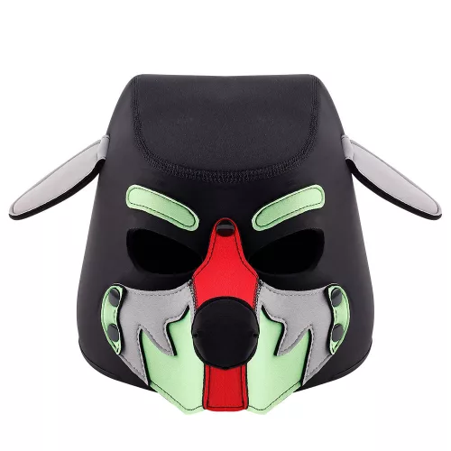 Wolf Gang Szexjáték Neoprén Kapucni Fekete-zöld 58 5-61 cm