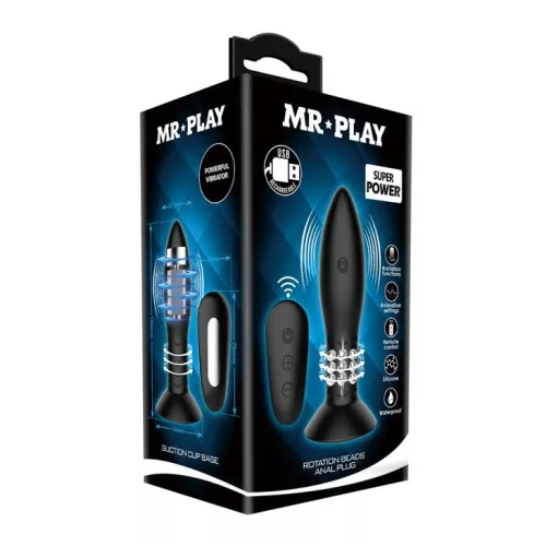 Mr Play Rotation gyöngyös anális dugó