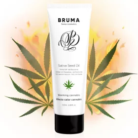 BRUMA - Wärmendes Gleitgel mit Cannabisgeschmack 100 ml