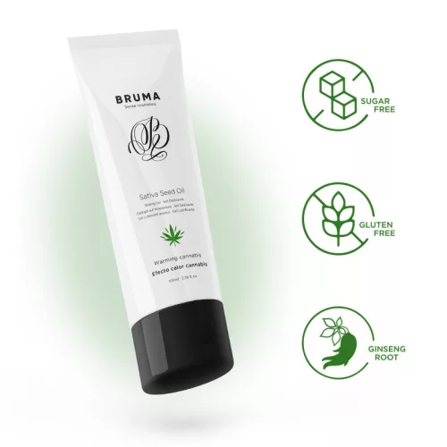 BRUMA - Wärmendes Gleitgel mit Cannabisgeschmack 100 ml