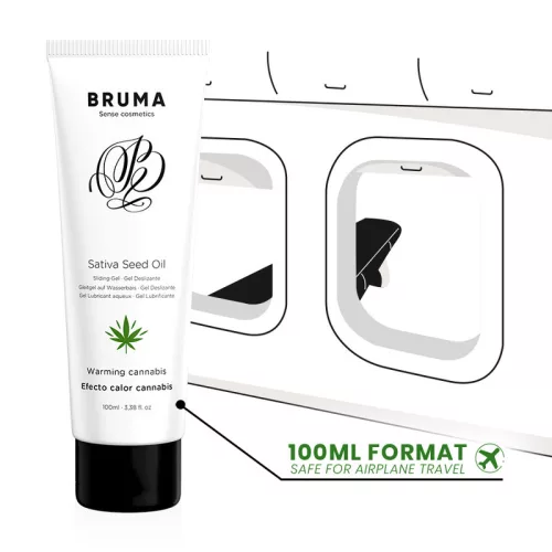 BRUMA - Wärmendes Gleitgel mit Cannabisgeschmack 100 ml