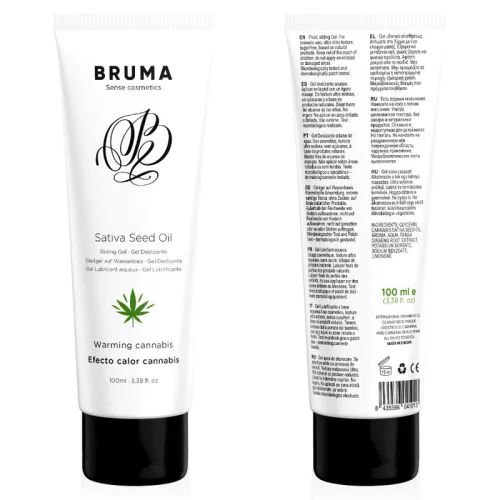 BRUMA - Wärmendes Gleitgel mit Cannabisgeschmack 100 ml