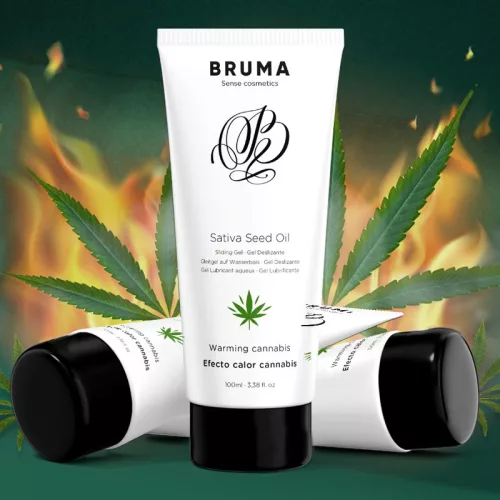 BRUMA - Wärmendes Gleitgel mit Cannabisgeschmack 100 ml