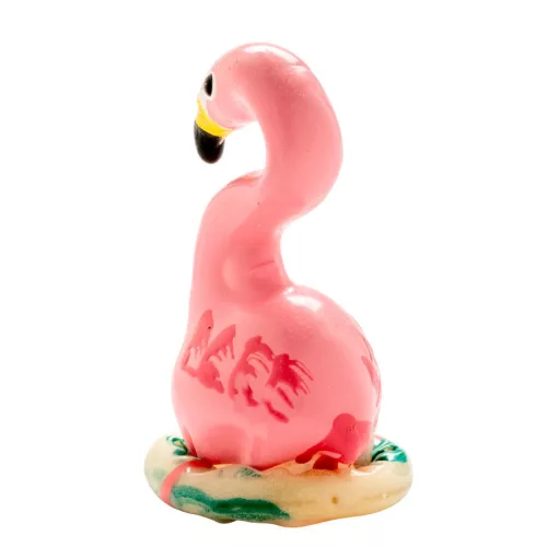 CONDOMERIE – einzigartiges, handbemaltes Flamingo-Pink-Kondom