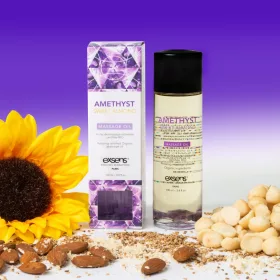   Organisches Massageöl mit Steinen AMETHYST SWEET ALMOND 100 ml