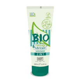 HOT BIO Massage & Gleitmittel wasserbasiert 2 in 1 200 ml