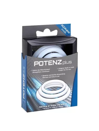 POTENZplus Transparenter 3er-Mix (S, M, L)