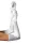 Extra Long Satin Gloves, white, O/S