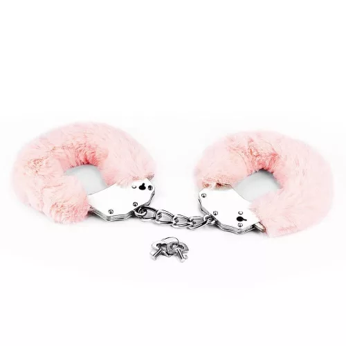 Fetischlust Flauschige Handschellen Pink