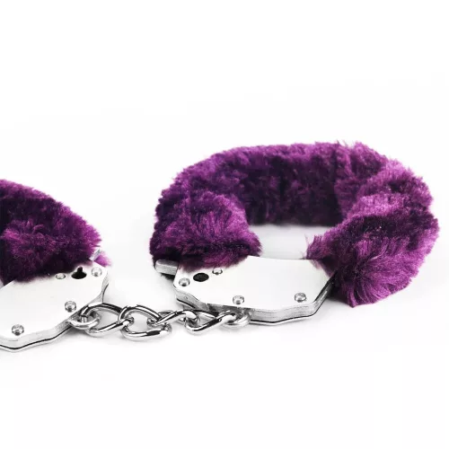 Fetischlust Lust Flauschige Handschellen Lila