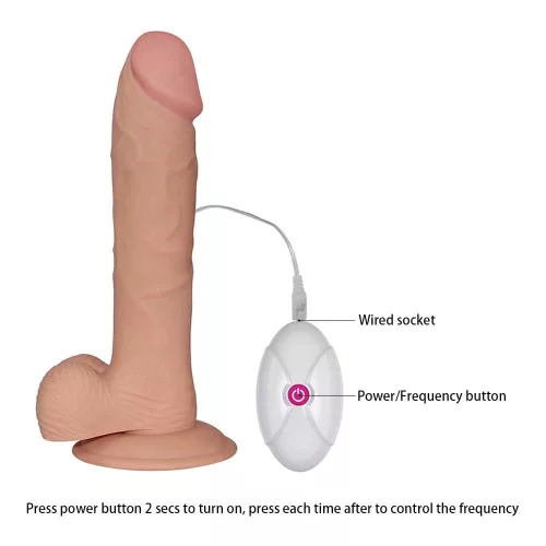 9" The Ultra Soft Dude – Vibrierendes Fleisch