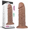 10,5'' realistischer rundlicher Dildo-Braun
