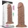 10,5'' realistischer rundlicher Dildo-Braun