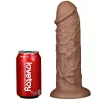 10,5'' realistischer rundlicher Dildo-Braun