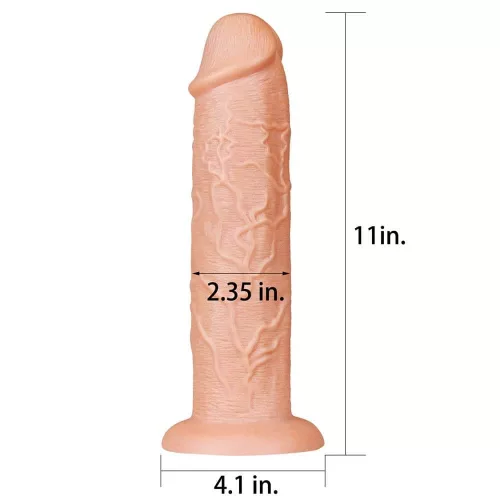 11'' realistisches Lang-Dildo-Fleisch