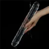 12'' Makelloser Klarer Doppel-Dildo