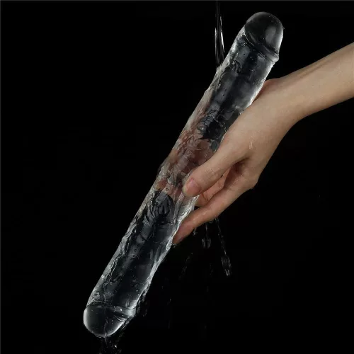 12'' Makelloser Klarer Doppel-Dildo