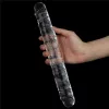 12'' Makelloser Klarer Doppel-Dildo