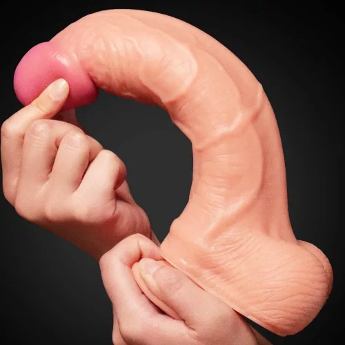 10" Doppelschicht-Platin-Silikon-Cock