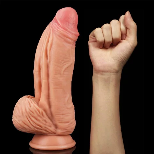 10" doppellagiger Silikon-Schwanz